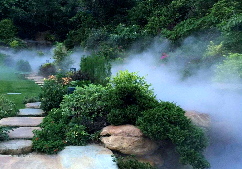 水立方霧森景觀(guān)：可控霧效